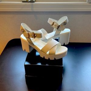 Leather white Sandal